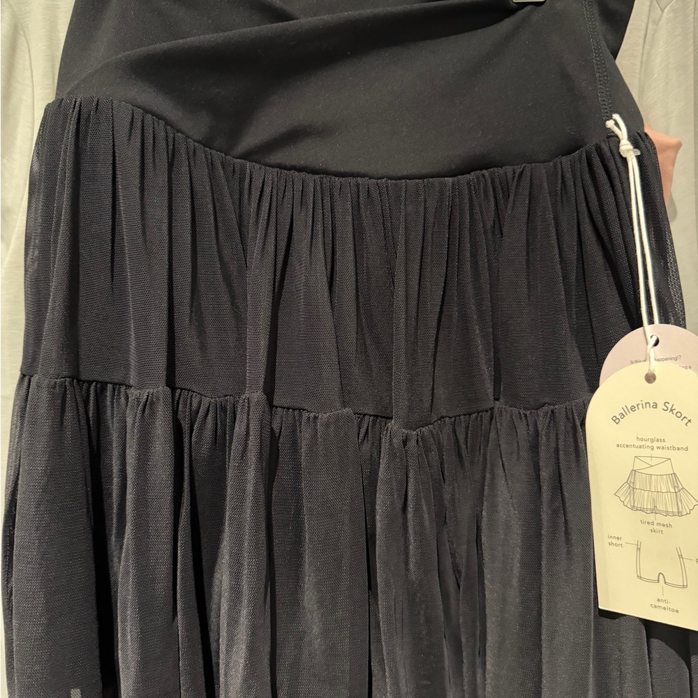 New Blogilates Black Ballerina Skort Size XS - Picture 5 of 5